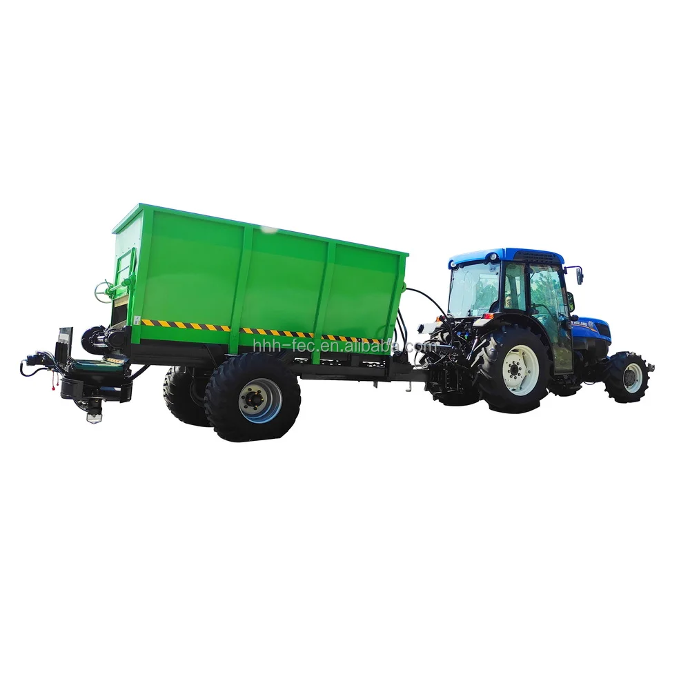 Factory supply tractor rear-mounted double throwing spreading disc type granular fertilizer and manure spreader machine