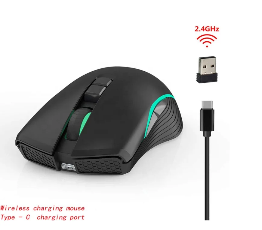 Fast Scrolling Optical Chargeable Computer Wireless Gaming  Mouse