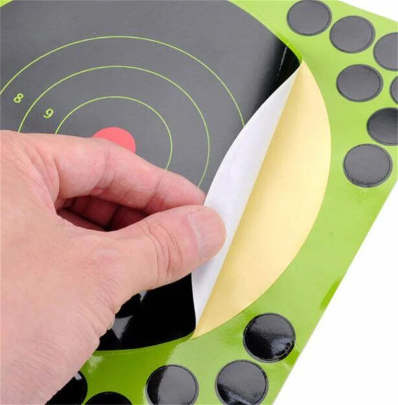 Hot sales shooting target paper target sticker glow-in-the-dark sticker