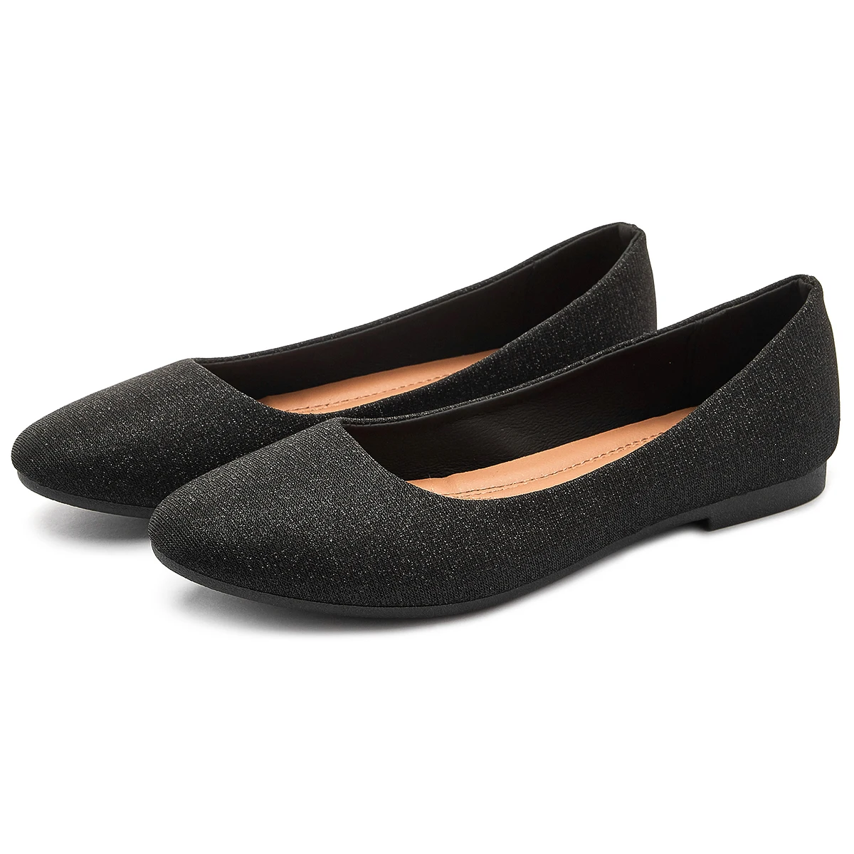 Wholesale Ladies Slip On Flats Round Toe Knit Mesh Breathable Ballet Flats Shoes Women Casual Soft Walking Nurse Loafers