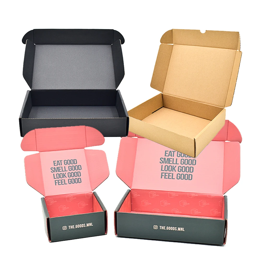 Eco-friendly Custom Logo Printed Black Paper Packaging Boxes with Plastic Window for Electronic Product Cable
