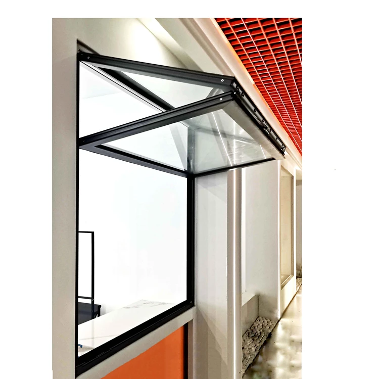 Aluminum Vertical Sliding Bi-folding Door Push Up Fold Up Window And Door Vertical Fold Up Windows For Storefront