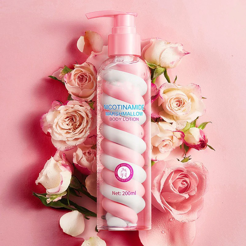 Wholesale Nicotinamide Cotton Candy Body Milk Whitening Skin Care Body Lotion