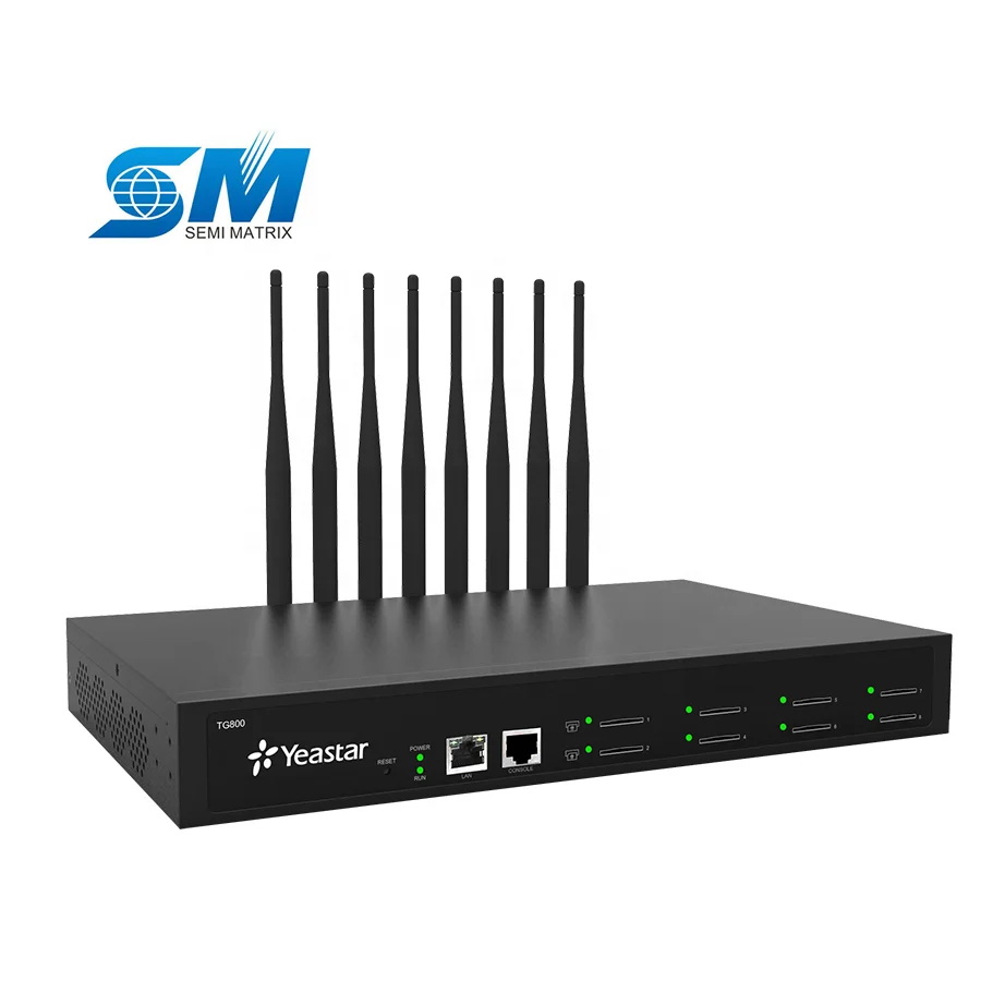 Новый оригинальный шлюз Yeastar TG серии VoIP GSM / WCDMA 4G LTE