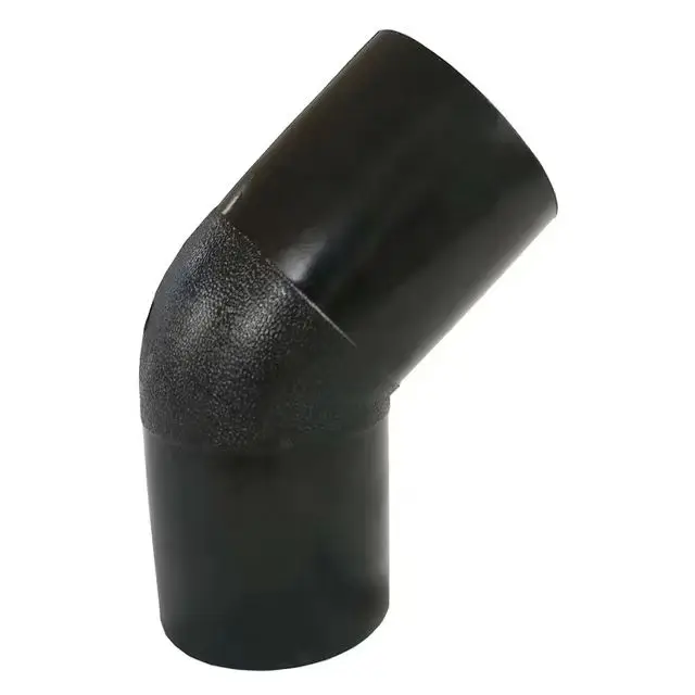 hdpe  butt elbow 45 degree tube Pipe connection fitting for Water pipe fast  pipe Fitting elbow