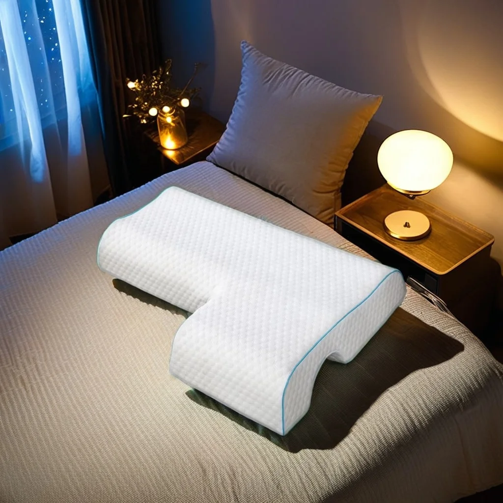 JYM Custom High Quality Double Line Soft Sleeping Memory Couple Bed Pillows