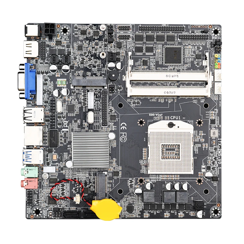  Материнская плата HM65 pga988 mini itx 2 слота ddr3 поддержка 16