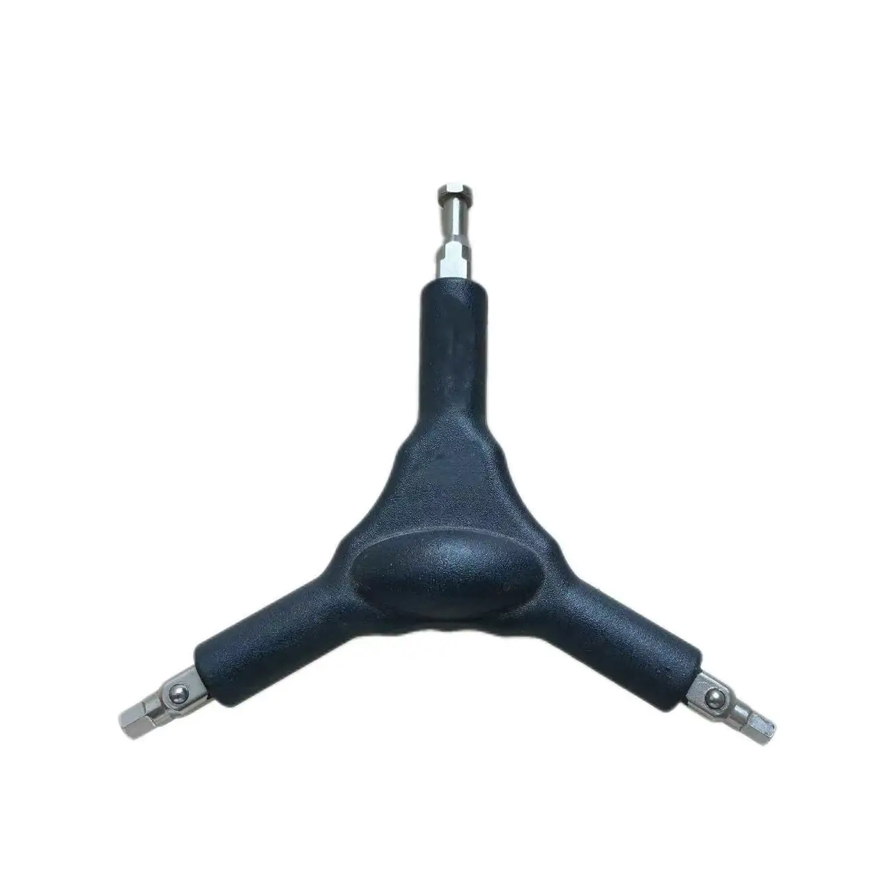 Multi functional three pronged hexagonal plum blossom sleeve Y-shaped three pronged hexagonal bicycle ice skates