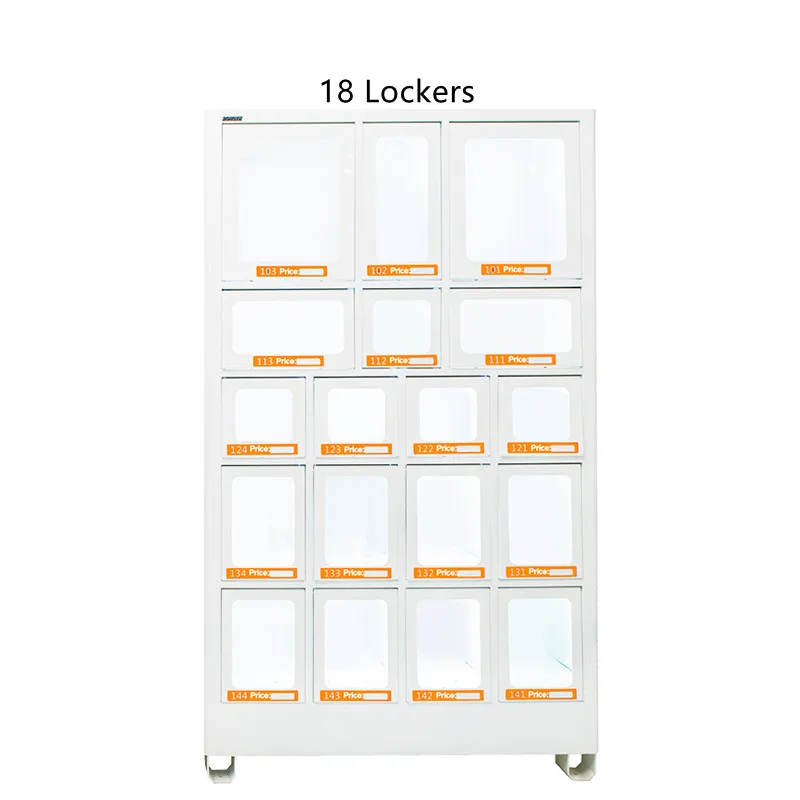 Haloo  64-grid Glass Gift Lattice Cabinet Toys & Shoes Vending Machine  Adult Products Locker Vending Machine