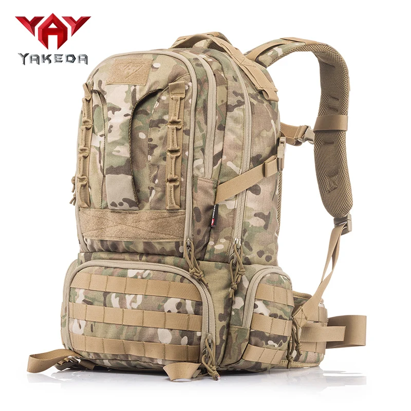 OEM Manufacturers  outdoor mountaineering bag tactical backpack large capacity camouflage double backpack hiking camping