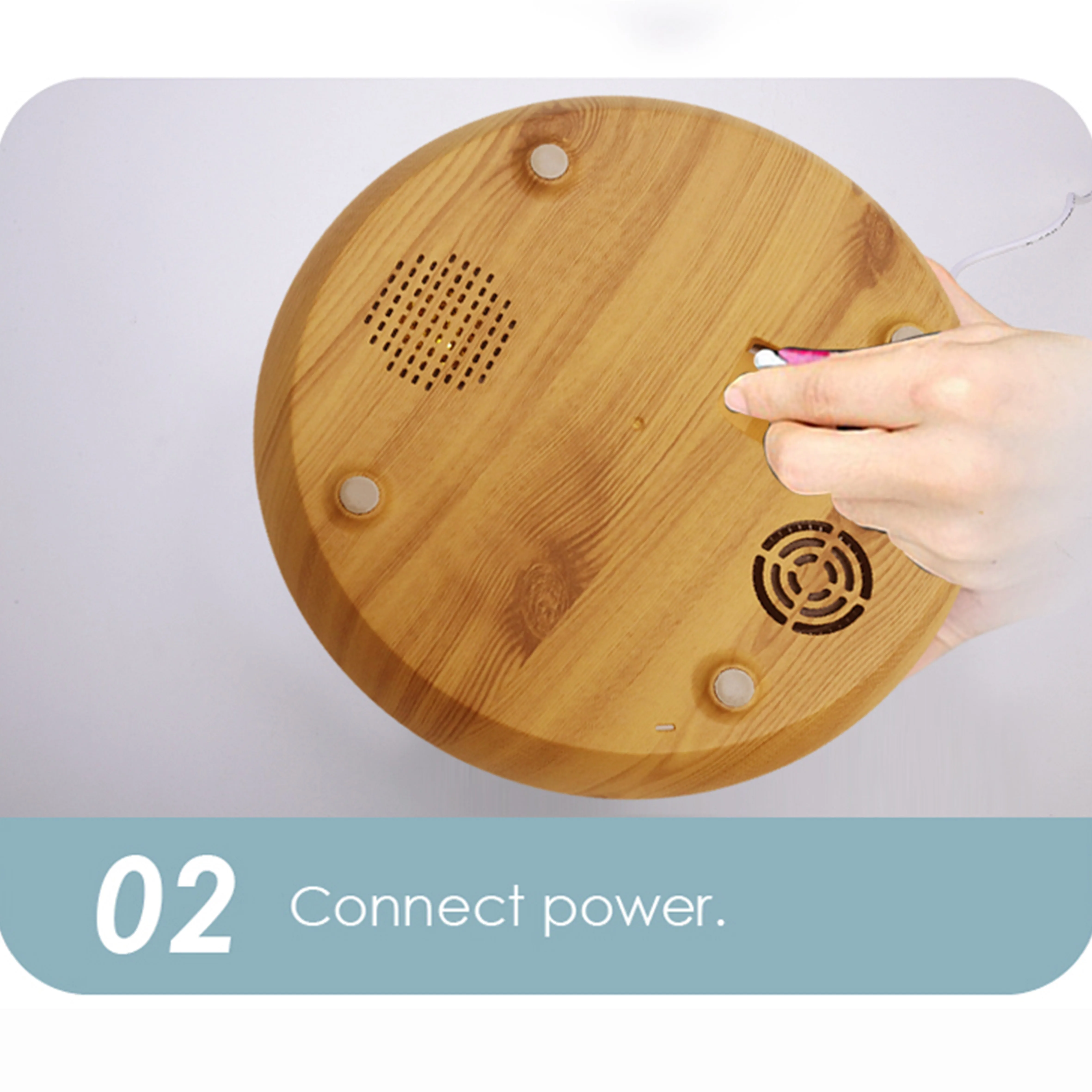 1000ML Light Aroma Diffusers with bluetooth speaker for Essential Oil Large Room,Aromatherapy Diffuser humidifier