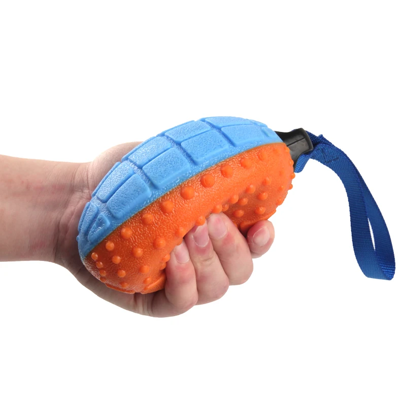 Stitching color Oval ball Lace Bite resistant Dog molar toy Interactive sound pet toys