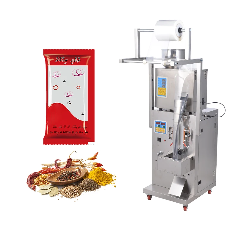 heat sealed wood pellet sawdust fertilizer granualar packing packaging machine