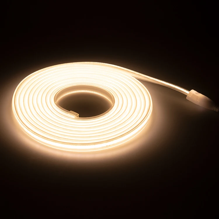 Hot sale AC220V IP67 china led strips flex 5m flexible cob led light