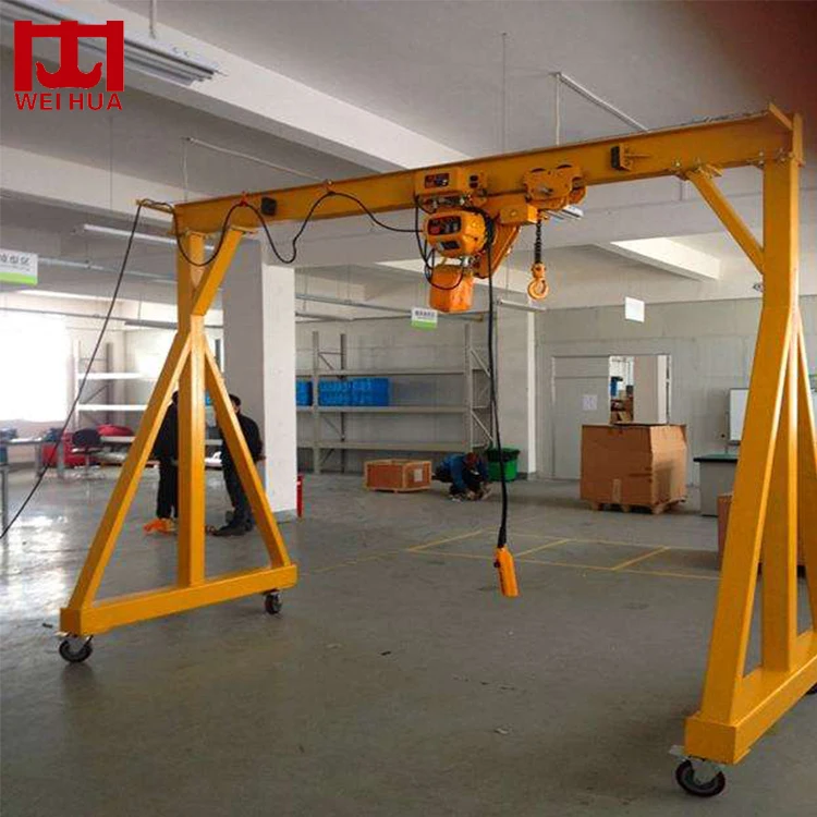single girder small mini 5 ton 4 ton 1 ton gantry crane a-frame goliath crane moveable
