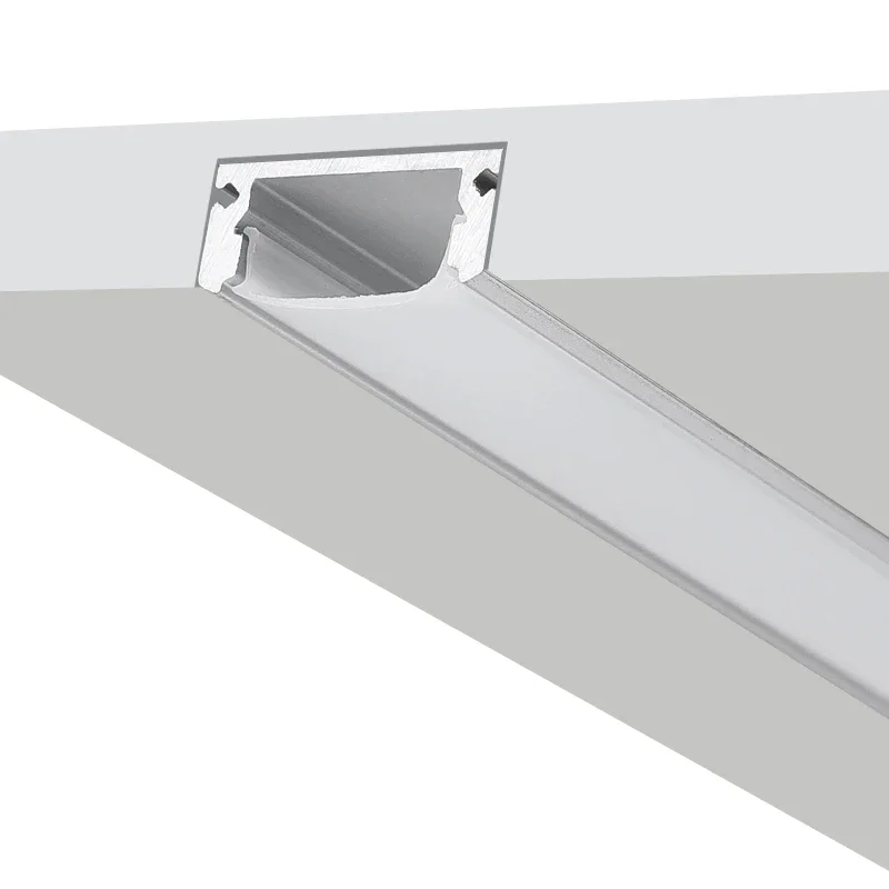 Factory Price U Shape Alu Extrusion Housing Channel PC Diffused Led Strip Linear Lighting Surface Led Profile Aluminum