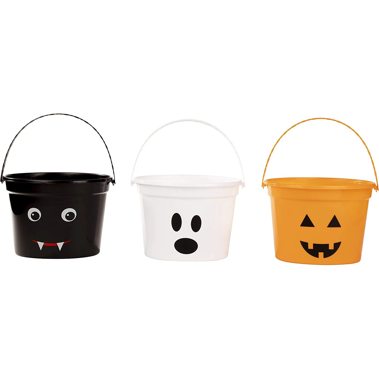 Halloween Buckets for Trick-or-Treating cartoon candy bucket for halloween supplier