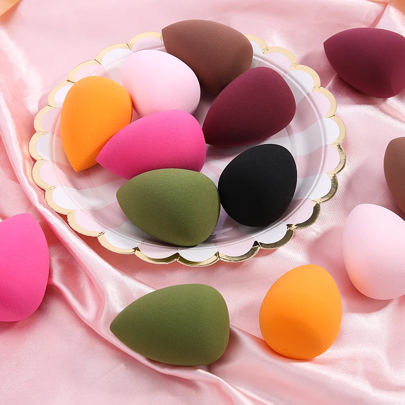 OEM Mulit Color And Shape Latex Free Makeup Sponge No Package High Definition Foundation Beauty Egg Make Up Sponges Blender