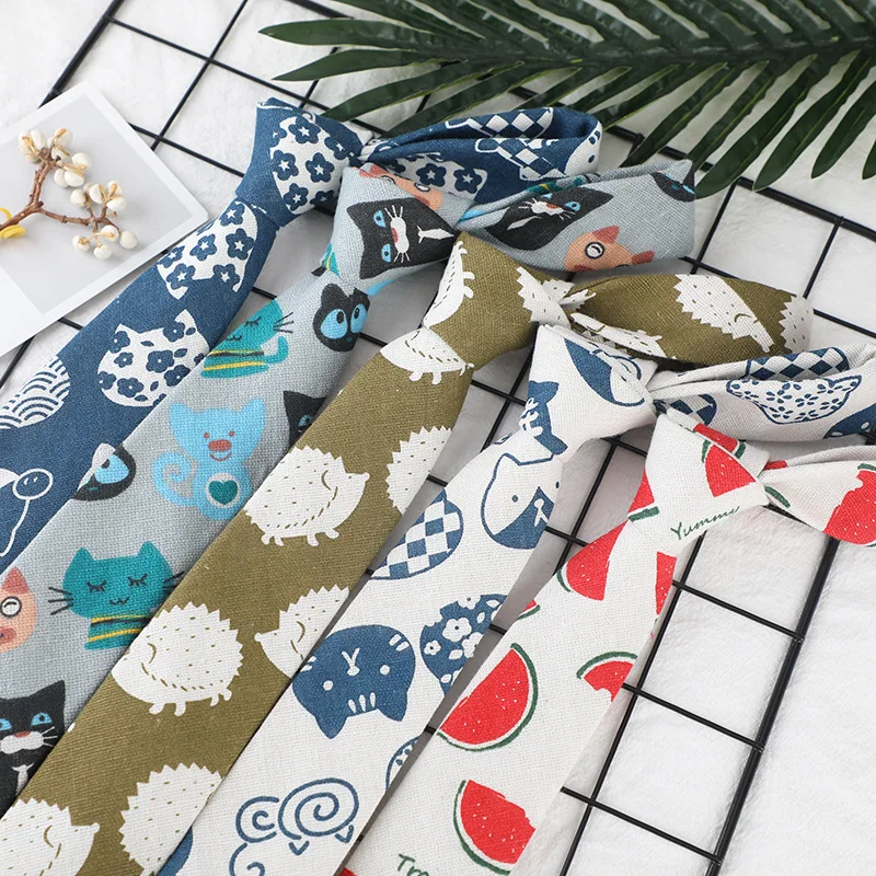 Галстук мужской с цветочным принтом, хлопок, узкий, для свадьбы, вечеринки