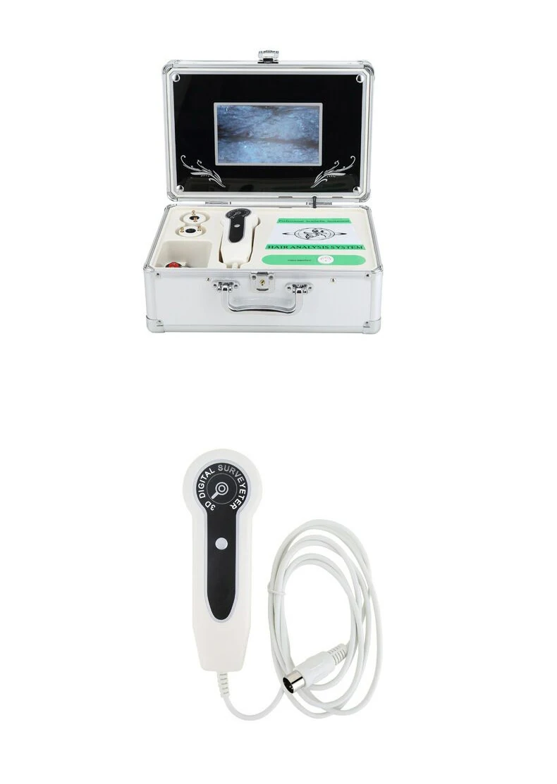 Boxy type Hair and scalp analysis / face skin scanner analysis / skin analyzer machine facial