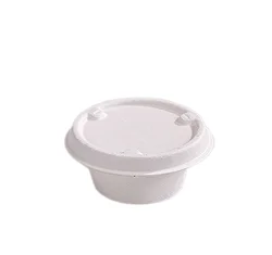 1Oz Cup Frozen Microwave Biodegradable Bagasse Sugarcane Pulp Sauce with Lid