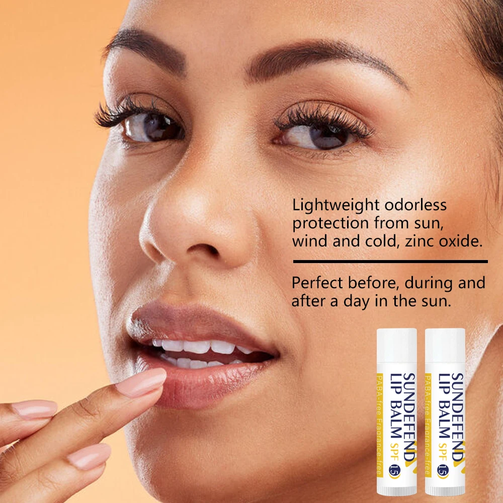 Custom LOGO  Natural Moisturizing Spf 15 Sunscreen Sun Burn Lip Balm Nourishing Lip stick lip balm