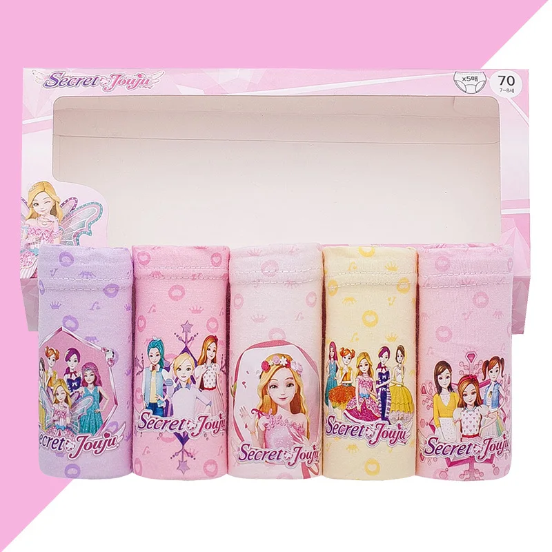 
Popular Cartton Character New Girls Underwear 100% Cotton Girls Short Panties 