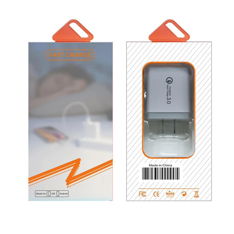 
Quick Charge 3.0 18W Home Wall House Travel Charger for iPhone Huawei 