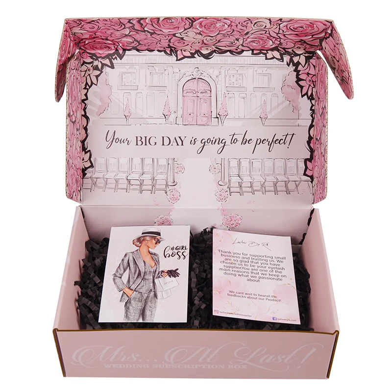 Wholesale Customized Wedding Gift Packaging Corrugated Paper Boxes