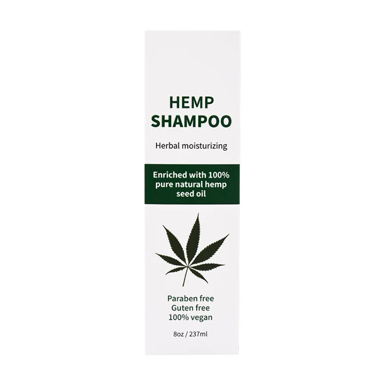 oem private label low MOQ hemp seed oil hair growth shampoo and conditioner for all hair types