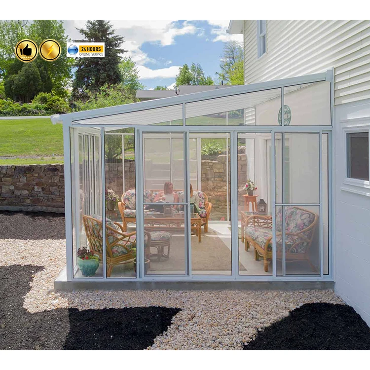 Wholesale Price Modern Sunroom Extension Sun room Greenhouse Glass House Four Season