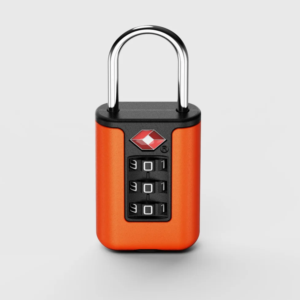 zhenzhi New TSA Customs Code Lock for Travel Luggage Password Changeable Lock Contrast Color Design Padlock