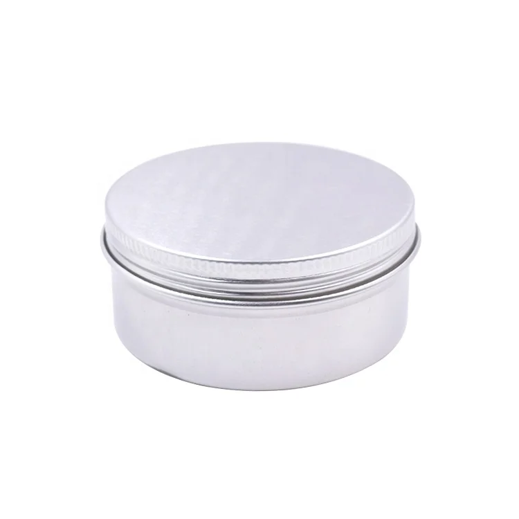 Custom printed sliver blank large round candle cake biscuit cookie storage metal tin can box packaging