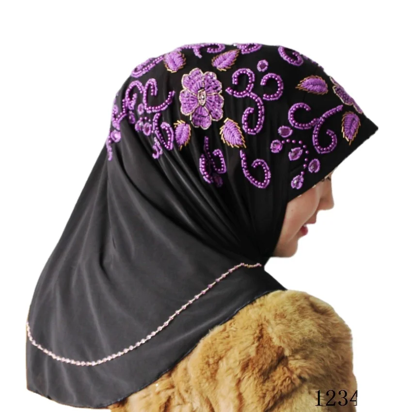 2021 Assorted Soft ity fabric malaysia girl women turkish dubai hijab wholesale