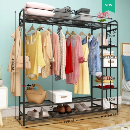 Modern New Designed Customized Style Value for Money High Cost-effective Shoe Racks Multiple-functional Easy Assembly Cloth Rack