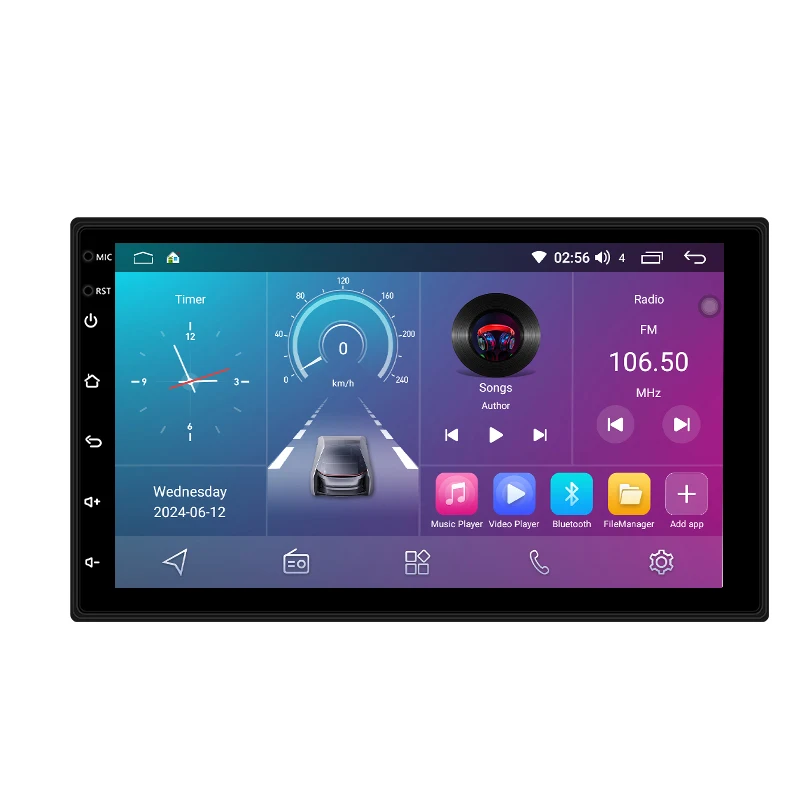 Фабрика L1pro 7 дюймов Универсальный мультимедийный стерео Android аудио GPS навигация Сенсорный экран FM радио авто DVD плеер Wifi