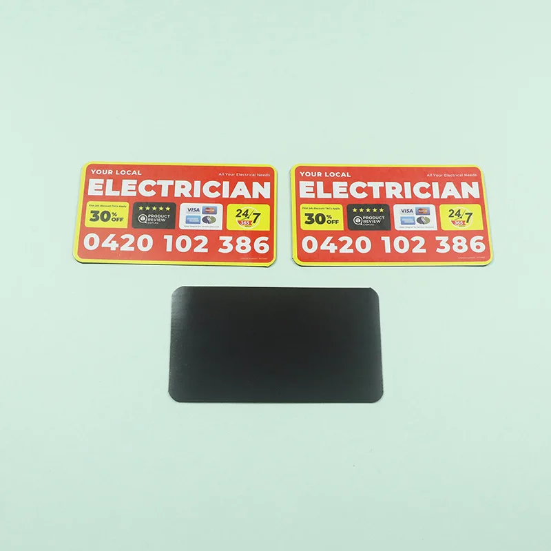 Customized 2025 Calendar Magnetic Name Card Fridge Magnet House Shaped Fridge Magnet For Realtors