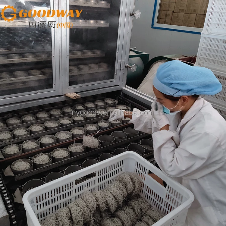 Energy Saving Extrusion Type Strip Glass Noodles Machine Sweet Potato Starch Glass Noodles Production Line