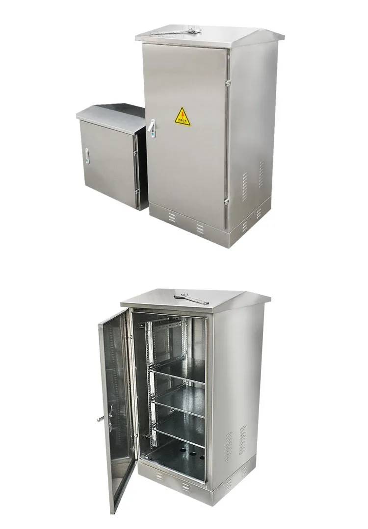 Outdoor stainless steel network cabinet floor server rack wall-mounted power amplifier cabinet switch cabinet