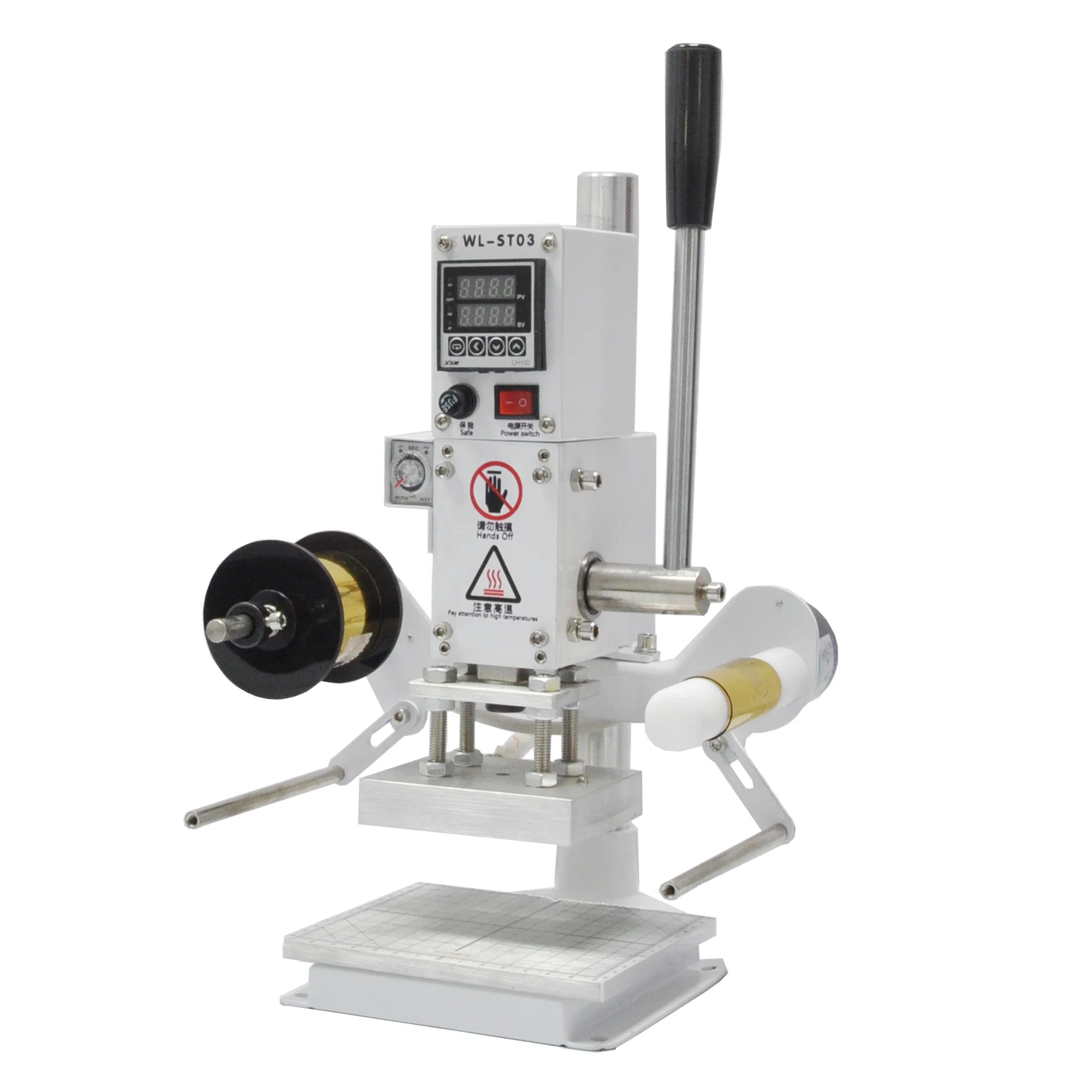 Handmade custom  Leather stamping machine Gold foil Printer printing machine  Embossing machine for Leather bag Greeting card