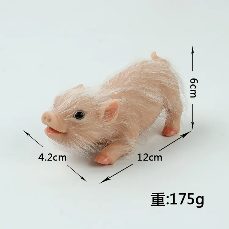 Cross border hot selling simulation silicone pig decompression toy, pinching and rebirth environmentally friendly cartoon silico