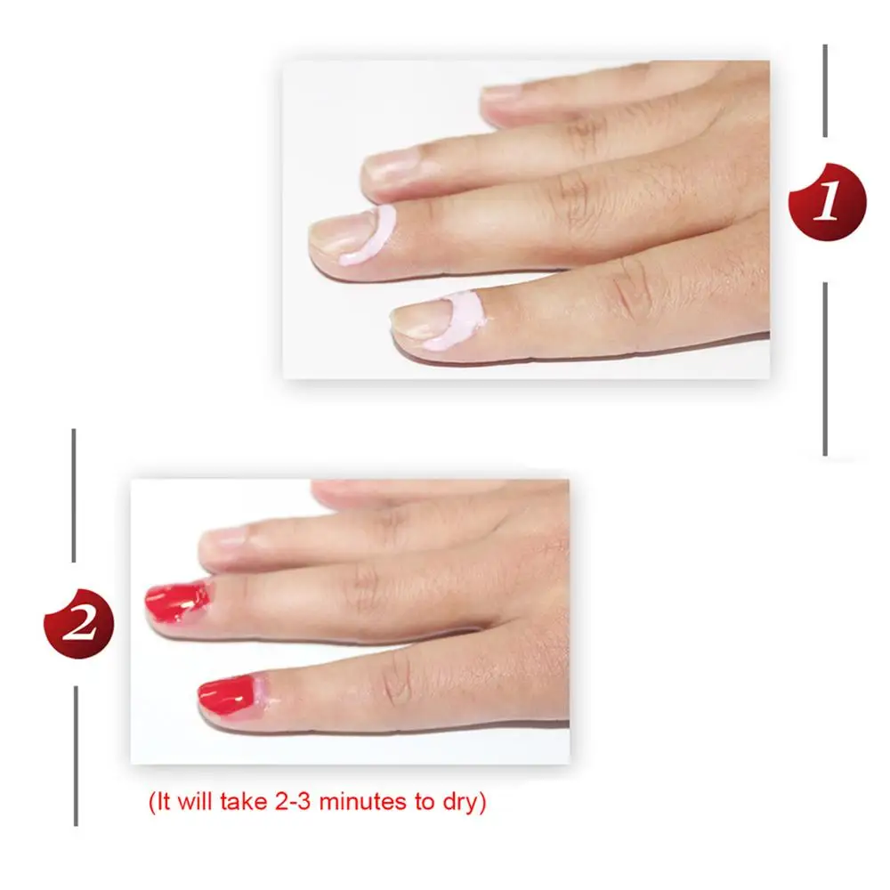 White Latex Defender Nail Polish Palisade Skin Protection Gel Peel Off Liquid Tape