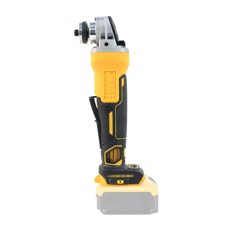 Portable 21V Cordless Electric 100mm/125mm Angle Grinder Industrial & DIY Grade with Trigger Slide Switch Battery Powered
