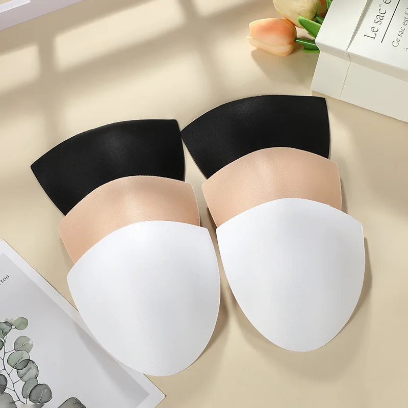 Wholesale Removable Insert Sponge Molded Bra Cup With Push Up Foam Bra Pads for underwear bra