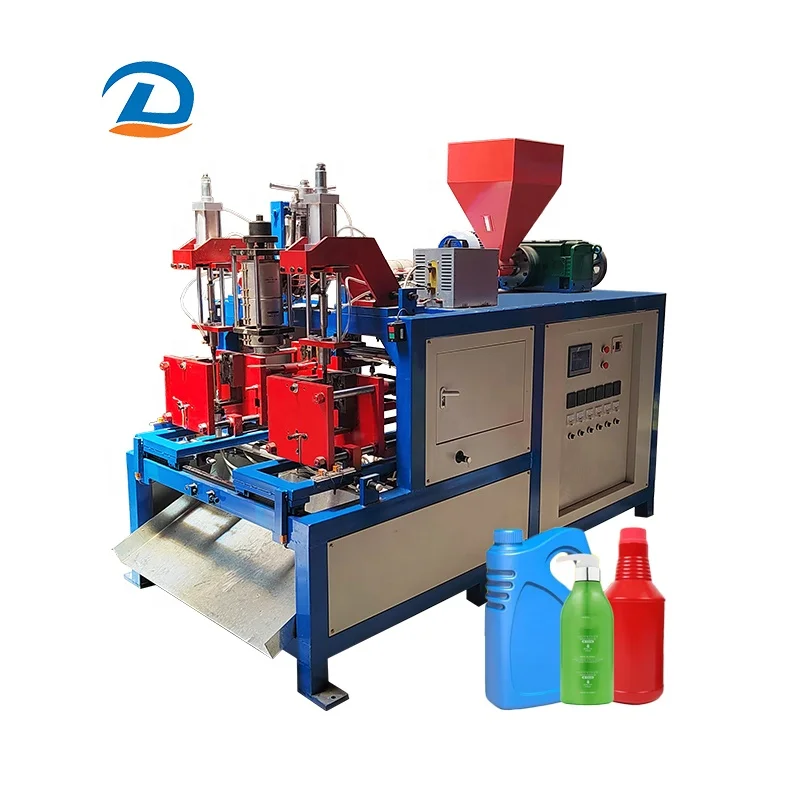 Automatic Plastic PP HDPE Shampoo Bottle Lubricant Oil Barrel 1.5Liter Jerry can Making Extrusion Blow Molding Machine Price