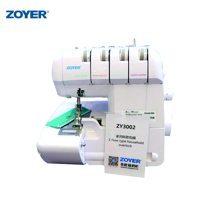 ZY3002 Mini Manual Overlock Hand Sewing Household Electric Overlock Sewing Machine for Wholesale