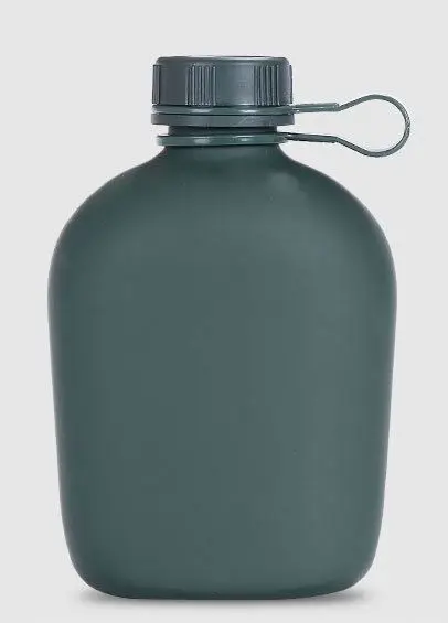 Original Factory Outdoor tactical water bottle camouflage in stock  Aluminum kettle with belt for camping canteen