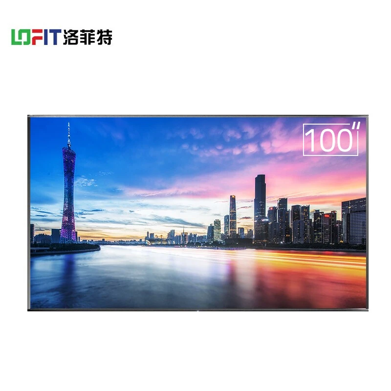 Заводской телевизор 85 дюймов Smart 2K/4k Ultra HD Android Светодиодная панель с радиочастотным интерфейсом 100 дюймов samsung TV