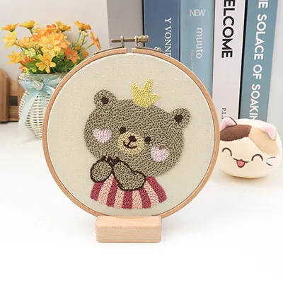 High Quality Embroidery Frame With Stand Diy Cross Stitch Embroidery Kanvas Embroidery Stand Wooden Cross Stitch