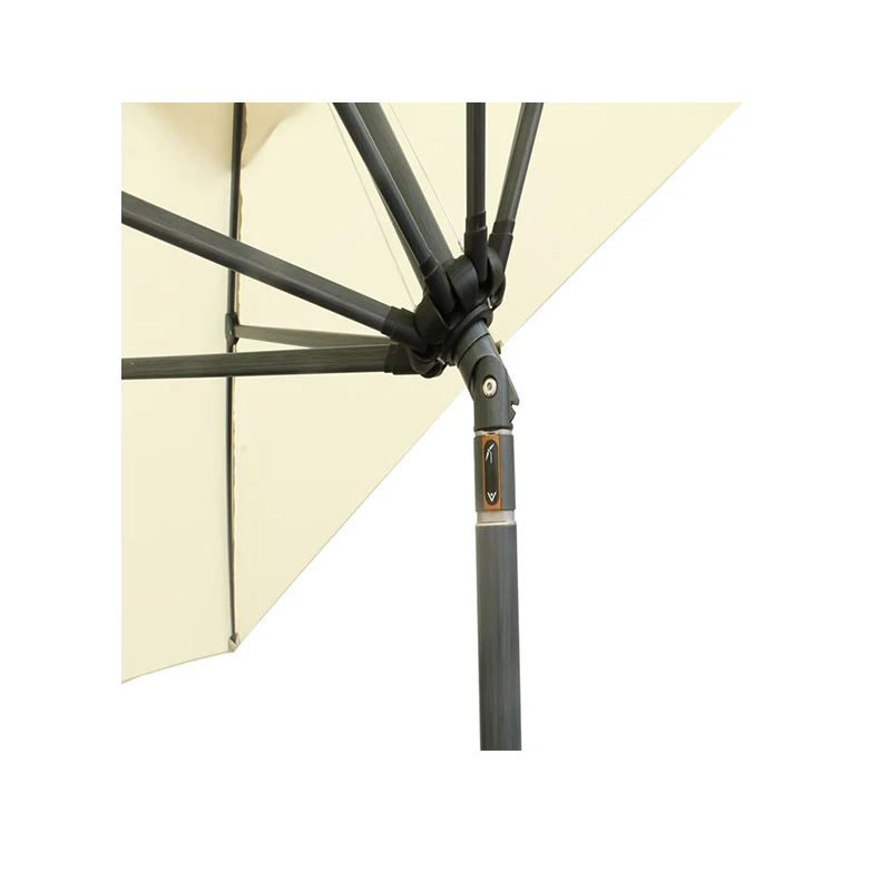 8.2Kg Polyester Fabric Aluminum Market Cantilever Umbrella Waterproof Customized Color With 360 Degree Rotating